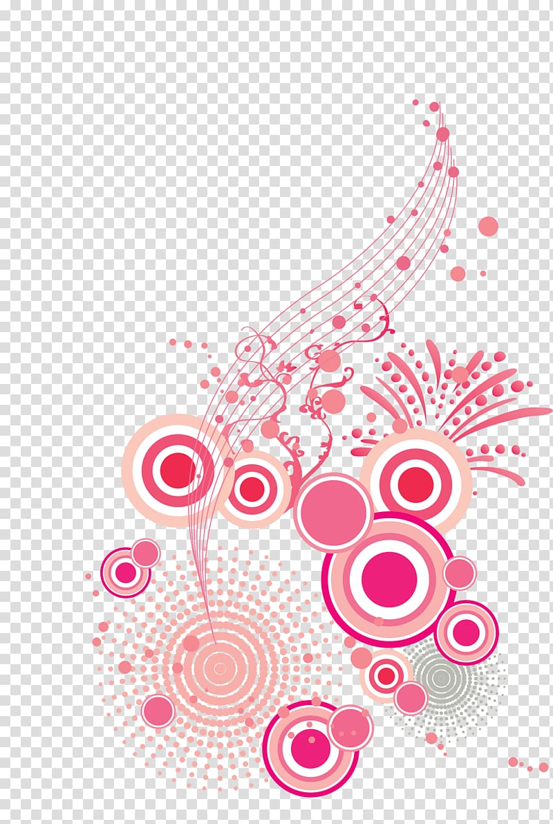 Dynamic fashion lines circle transparent background PNG clipart