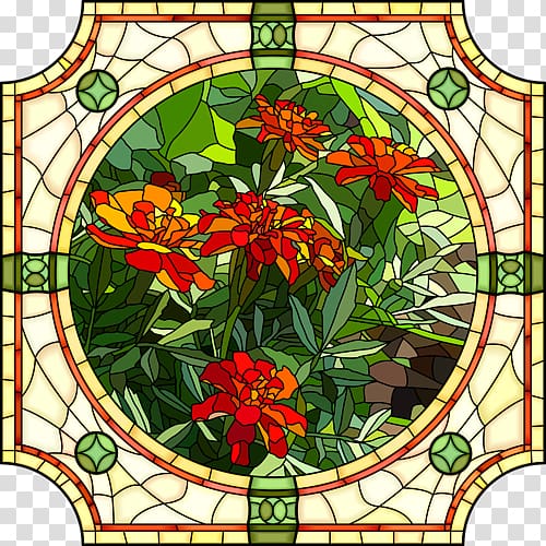 Stained glass Art, stained Glass Window transparent background PNG clipart