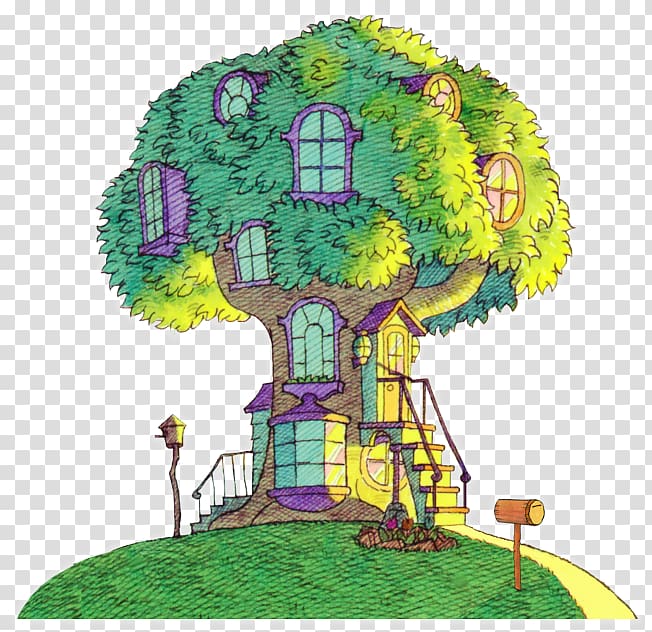 The Berenstain Bears In the Dark Tree house Stan and Jan Berenstain, house transparent background PNG clipart