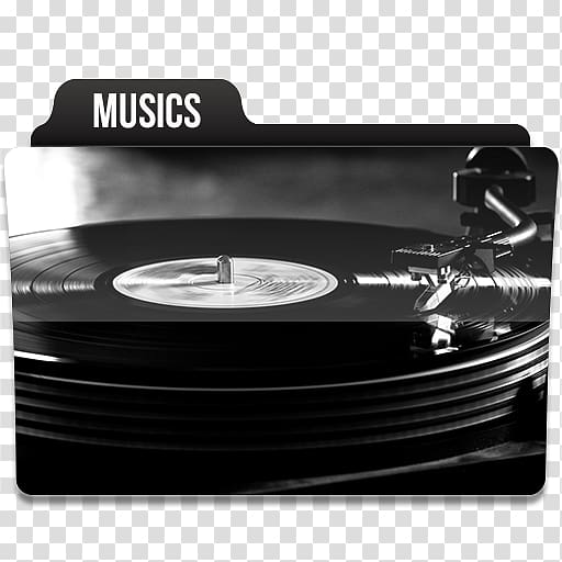musics folder, record player monochrome , Musics 2 transparent background PNG clipart