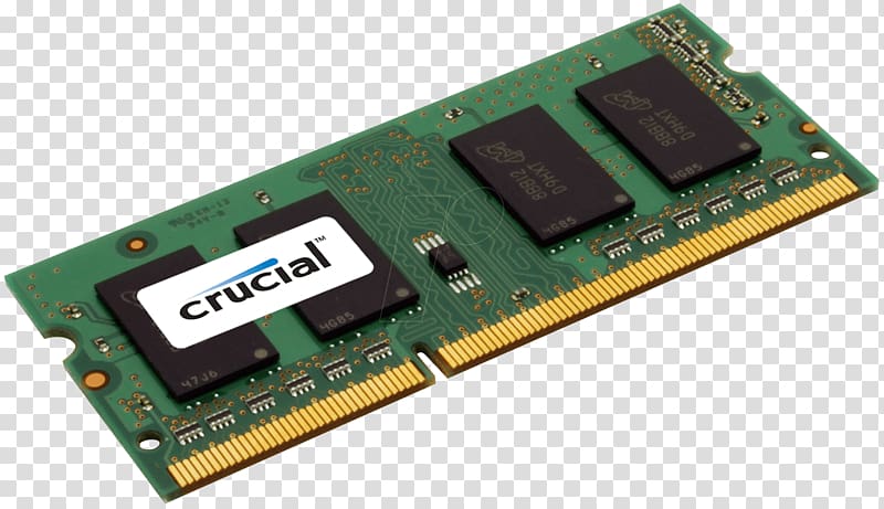 Laptop SO-DIMM DDR3 SDRAM, sd card transparent background PNG clipart