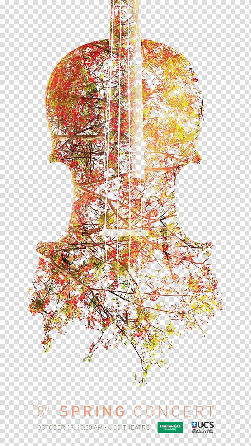 spring concert , Poster Mockup Concert Advertising, Maple Violin transparent background PNG clipart