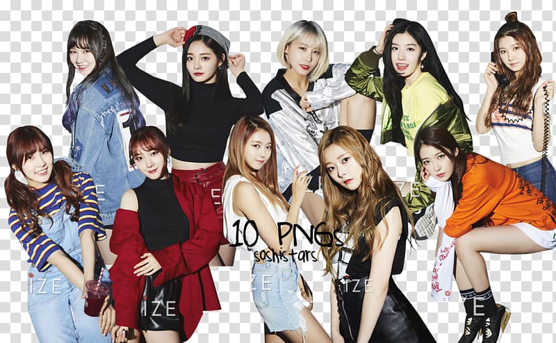 Pledis Girlz TWICE WE LIKE, magazine transparent background PNG clipart