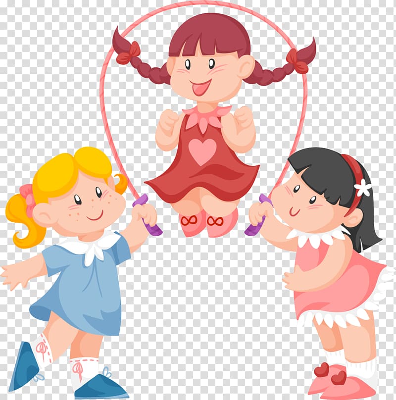 Skipping rope Jumping , Jump rope girls transparent background PNG clipart