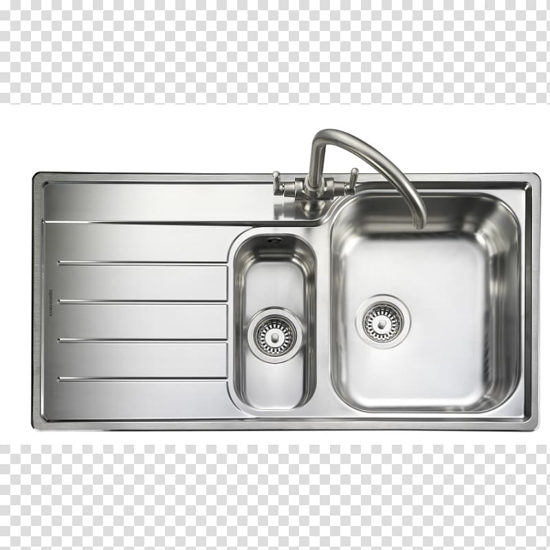 Sink Bowl Stainless steel Kitchen Tap, kitchen transparent background PNG clipart