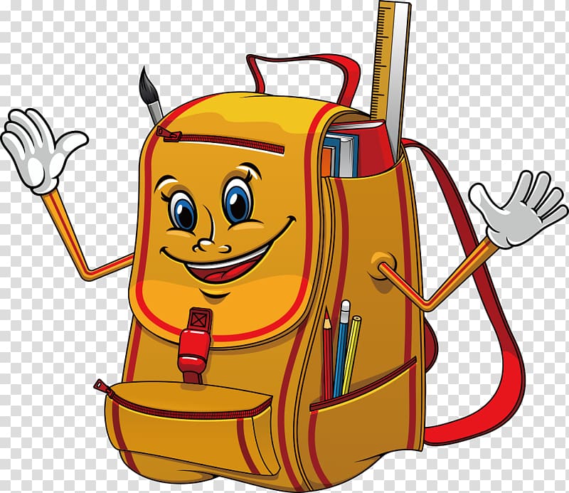 Backpack School Ruler Education, bag transparent background PNG clipart