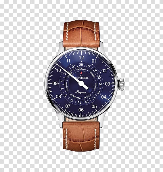MeisterSinger Pangaea Oris Williams Engine Day Date Automatic Automatic watch, watch transparent background PNG clipart