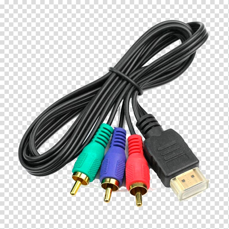 RCA connector Component video HDMI Composite video High-definition television, Component Video transparent background PNG clipart