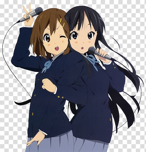 Yui Hirasawa Ritsu Tainaka Anime Azusa Nakano K-On!, Anime transparent background PNG clipart