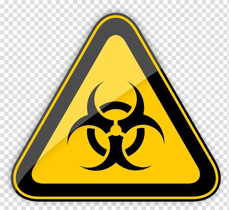 Biological hazard Hazard symbol Sign Dangerous goods, signs transparent background PNG clipart
