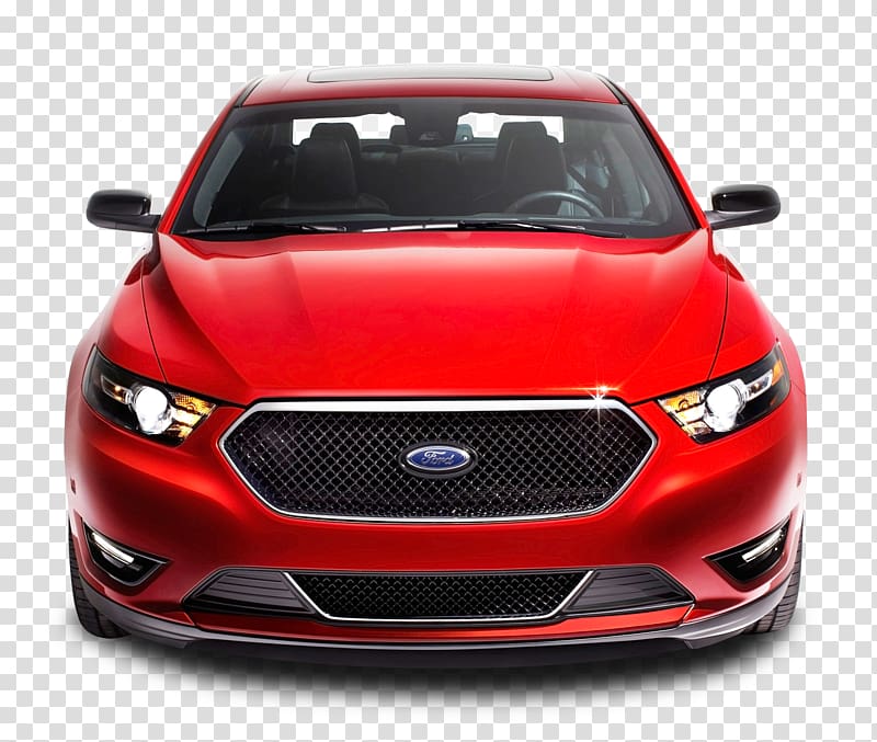 2013 Ford Taurus SHO 2015 Ford Taurus SHO Car Ford S-Max, Red Ford Taurus Front Car transparent background PNG clipart