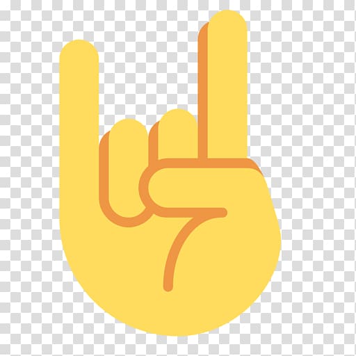 Emoji Sign of the horns Rock music Foo Fighters Dixie Dregs, fare transparent background PNG clipart