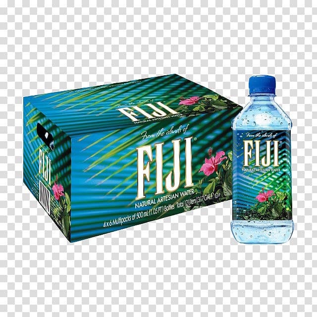 Bottled water Fiji Water, fiji water transparent background PNG clipart