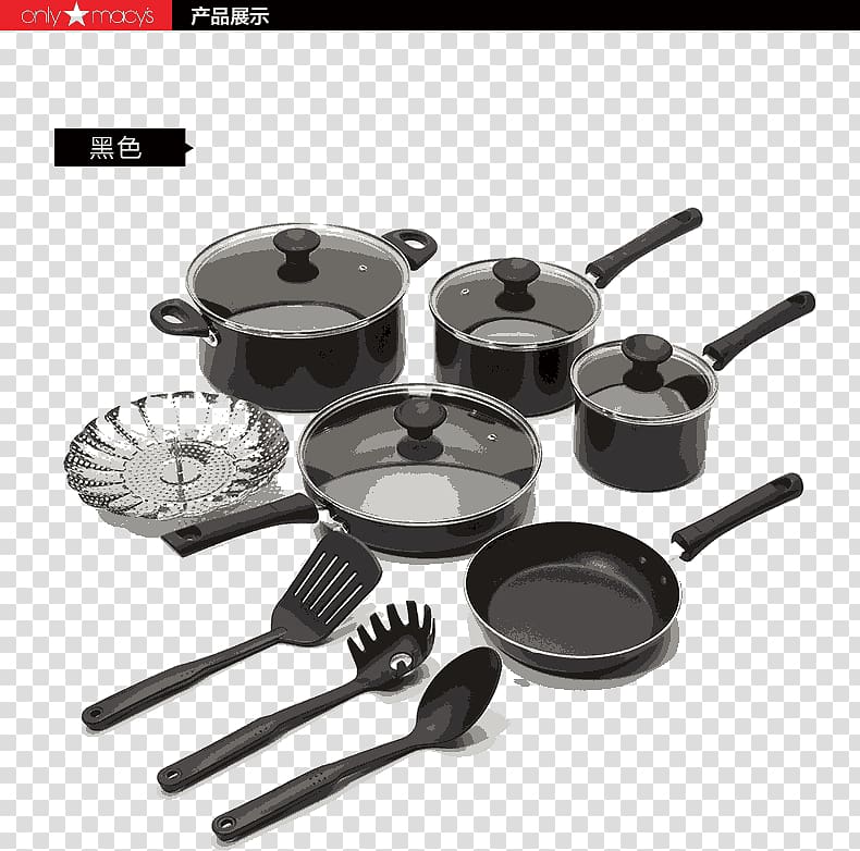 Kitchen Cookware and bakeware Non-stick surface Stainless steel Frying pan, Kitchen Tools Set 13,of,the,Trade,166 001 548 transparent background PNG clipart