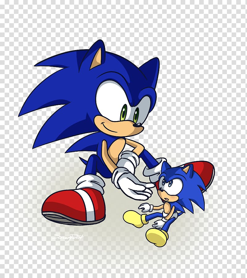 Sonic the Hedgehog Father Sonic Drive-In Sonic Universe, father and son transparent background PNG clipart