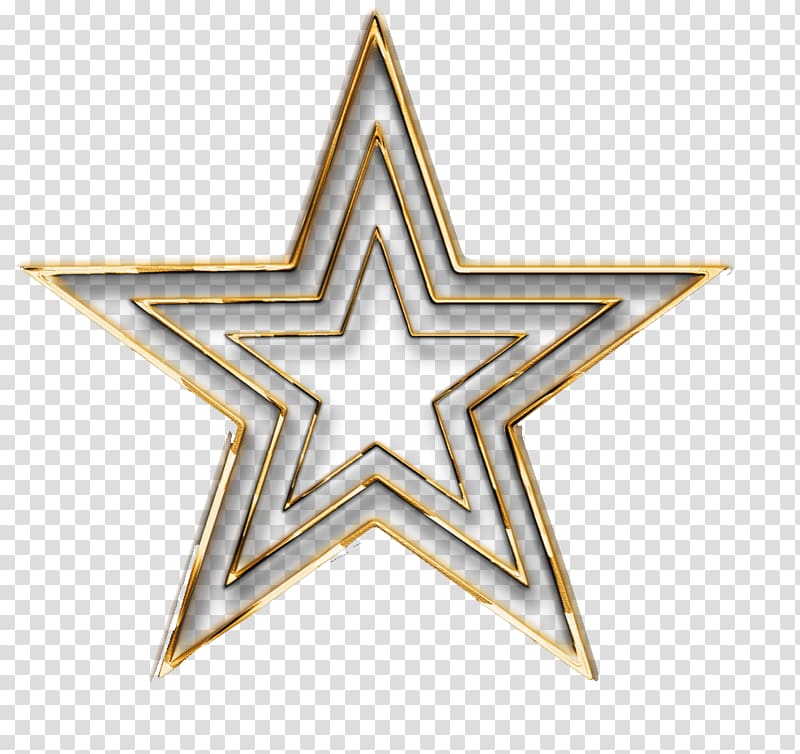 , 3D Gold Star transparent background PNG clipart