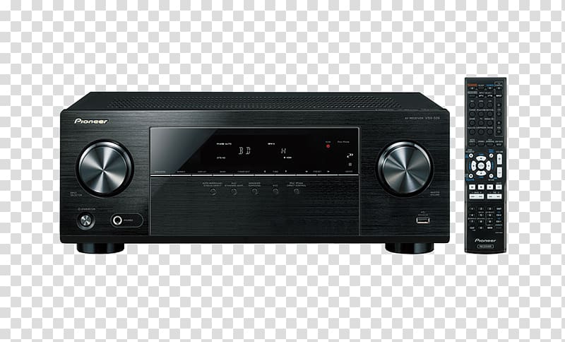AV receiver Pioneer VSX-830-K Home Theater Systems DTS-HD Master Audio, others transparent background PNG clipart