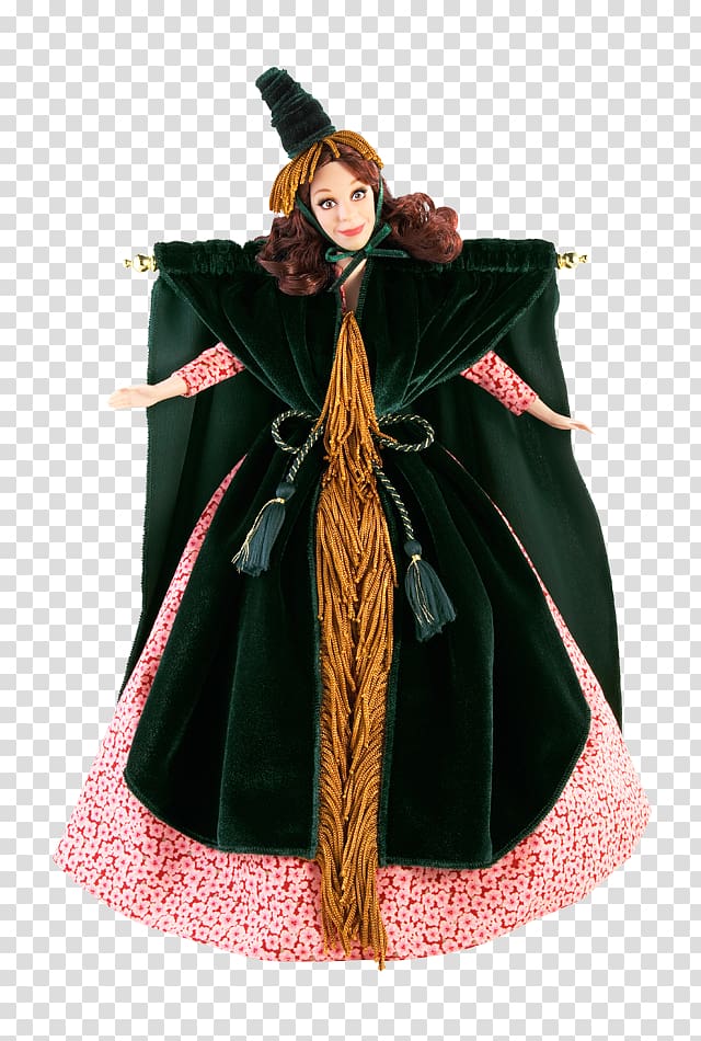 Scarlett O'Hara The Carol Burnett Show Went with the Wind! Barbie Doll Rhett Butler, barbie transparent background PNG clipart