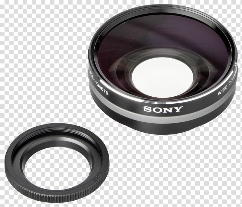 Camera lens Teleconverter Wide-angle lens Sony コンバージョンレンズ, camera lens transparent background PNG clipart