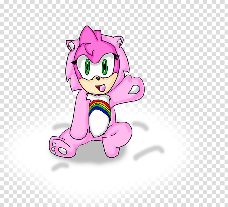 Amy Rose Cheer Bear Shadow the Hedgehog Care Bears, bear transparent background PNG clipart