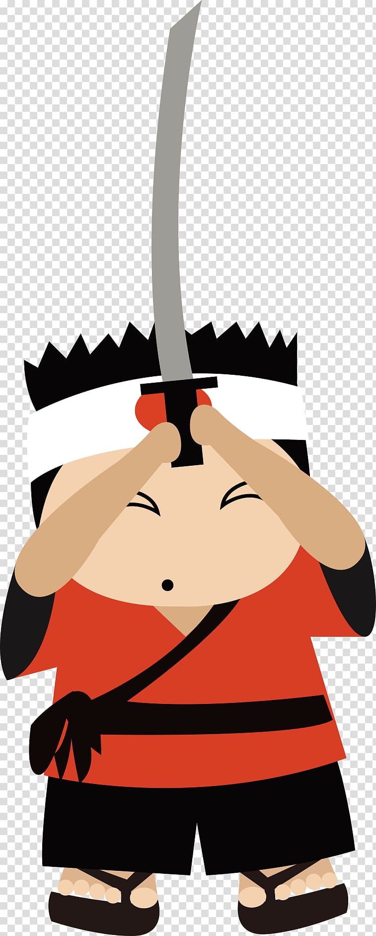 Cartoon , Cartoon Samurai transparent background PNG clipart