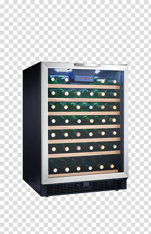 Wine cooler Danby Designer DWC508 Refrigerator, wine transparent background PNG clipart