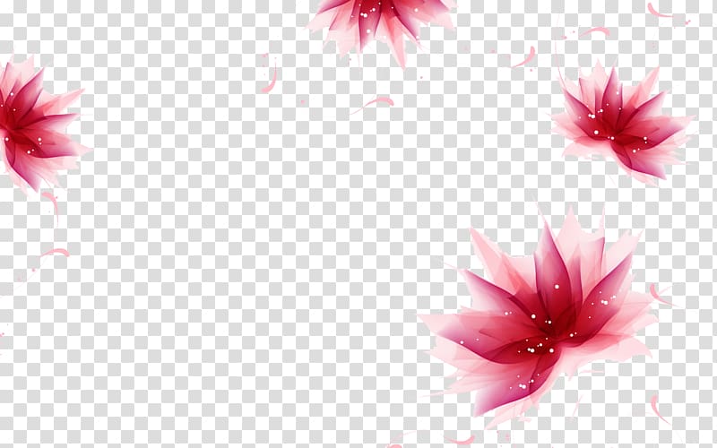 Desktop High-definition video Display resolution , Fantasy Flowers transparent background PNG clipart