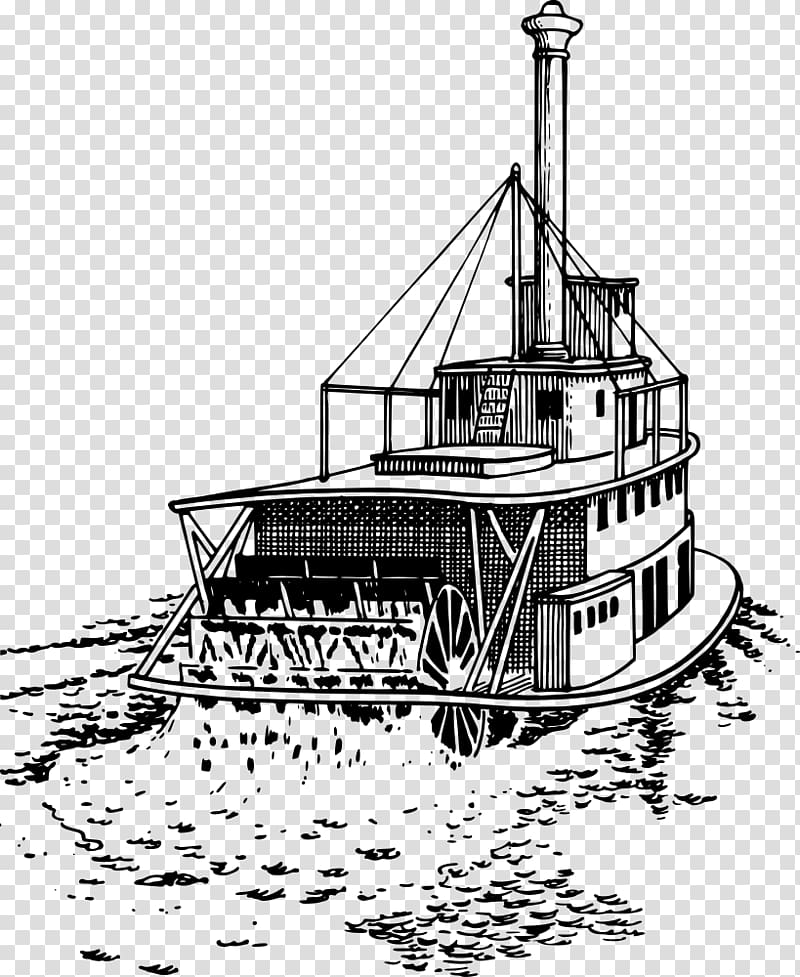Steamboat Riverboat Paddle steamer Ship, paddle transparent background PNG clipart