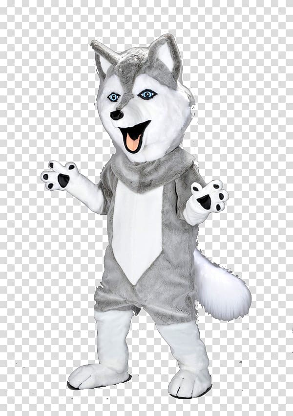 Canidae Mascot Siberian Husky Cat Costume, Cat transparent background PNG clipart