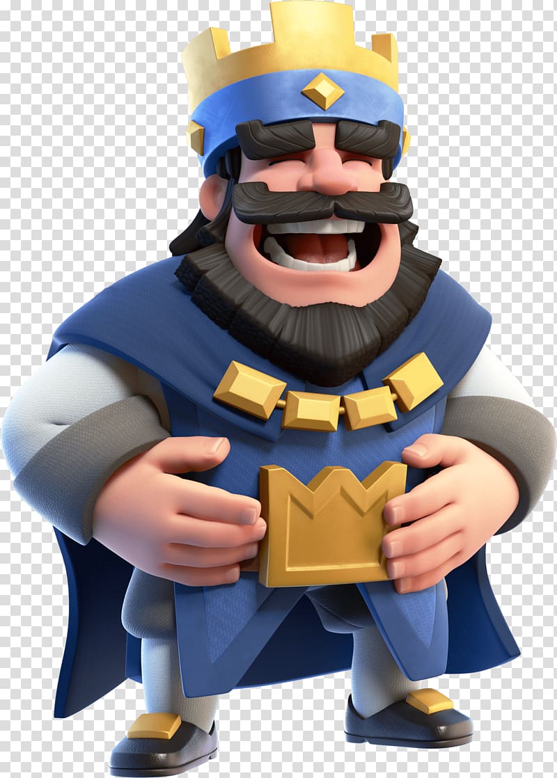 Clash Royale illustration, Clash Royale Laughing King transparent background PNG clipart