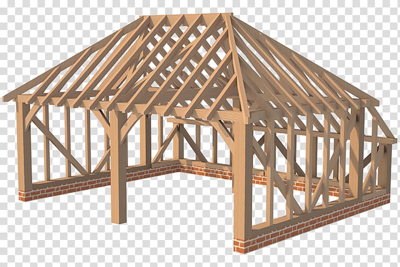 Hip roof Lumber Timber framing, roof transparent background PNG clipart