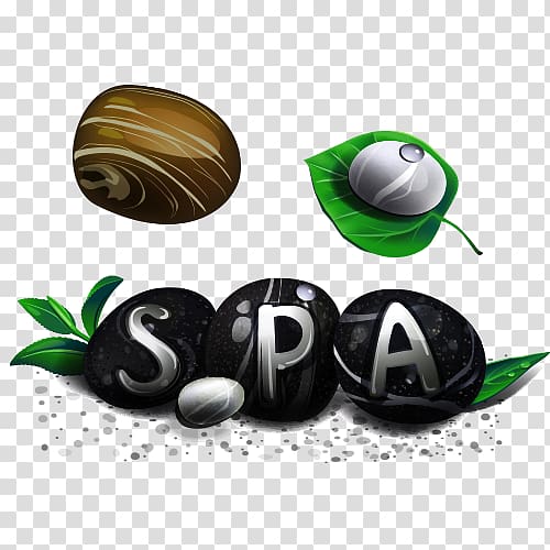 Spa Cosmetology Massage Icon, Cartoon stone spa transparent background PNG clipart