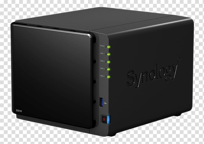 Network Storage Systems Synology DiskStation DS416 Hard Drives Serial ATA RAID, nas transparent background PNG clipart