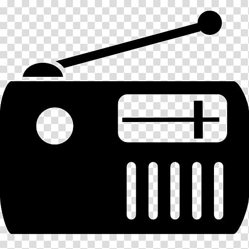 Mobile radio FM broadcasting, vintage radio transparent background PNG clipart
