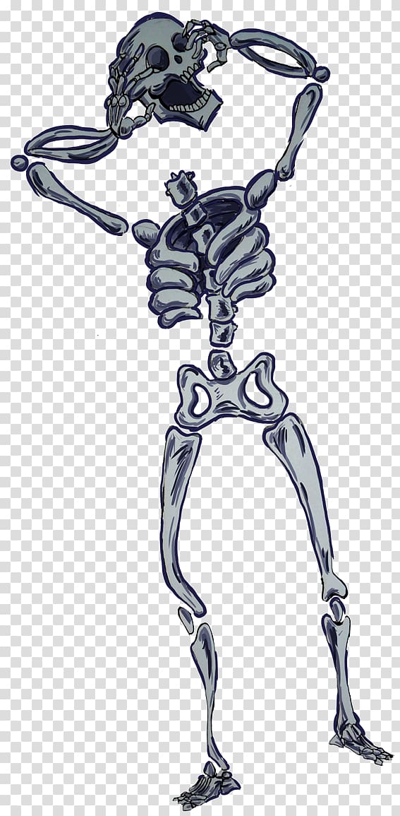 Drawing Halloween , Halloween Skeleton Cartoon transparent background PNG clipart