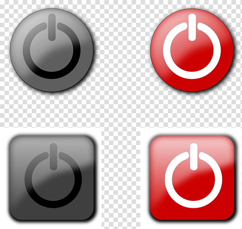 Computer Icons Button Power symbol , buttons transparent background PNG clipart