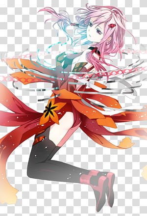 Guilty Crown Inori Yuzuriha Anime Car Decal Sticker 002 Anime