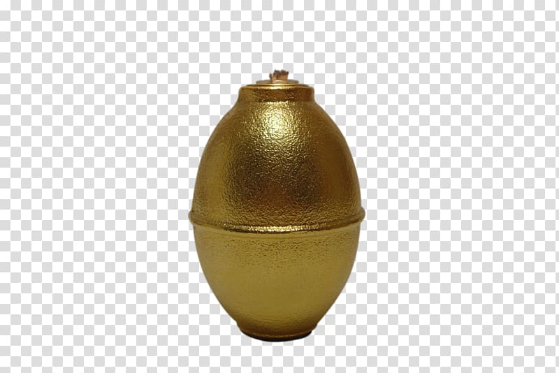 Oil lamp Grenade Gold Metal Brass, grenade transparent background PNG clipart