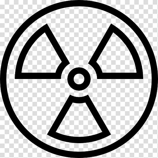Computer Icons Nuclear weapon Nuclear power , radioactive transparent background PNG clipart