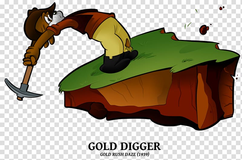 California Gold Rush Looney Tunes Cartoon Gold panning, others transparent background PNG clipart