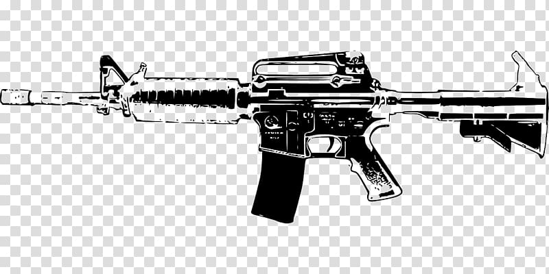 Semi-automatic firearm Weapon Pistol, weapon transparent background PNG clipart