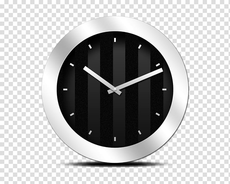 round gray analog art clock displaying 10:12 reading, Clock Classic transparent background PNG clipart