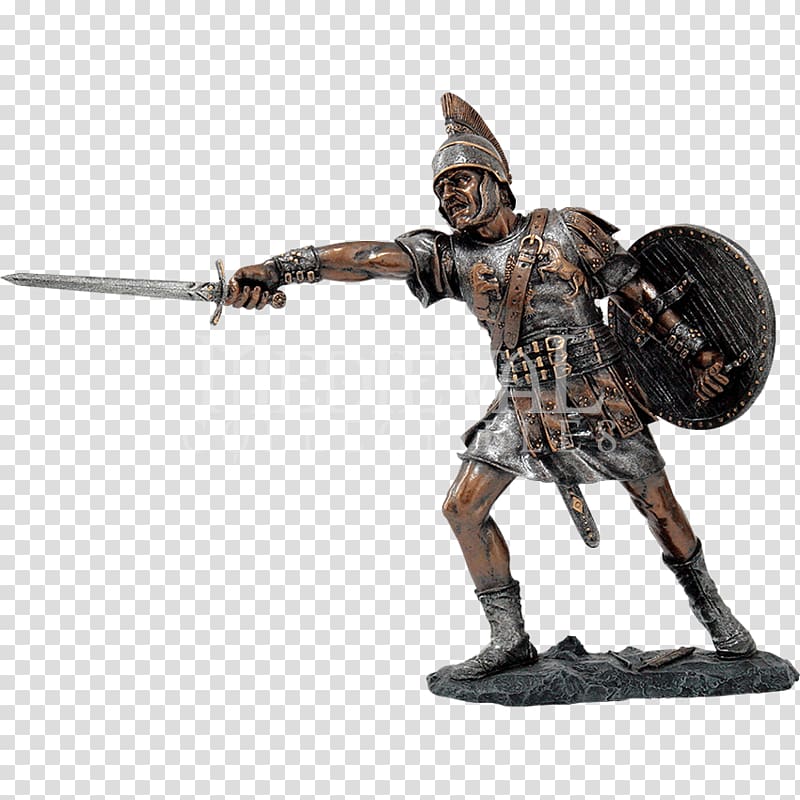 Statue Figurine Ancient Rome Roman sculpture Roman army, roman soldier transparent background PNG clipart