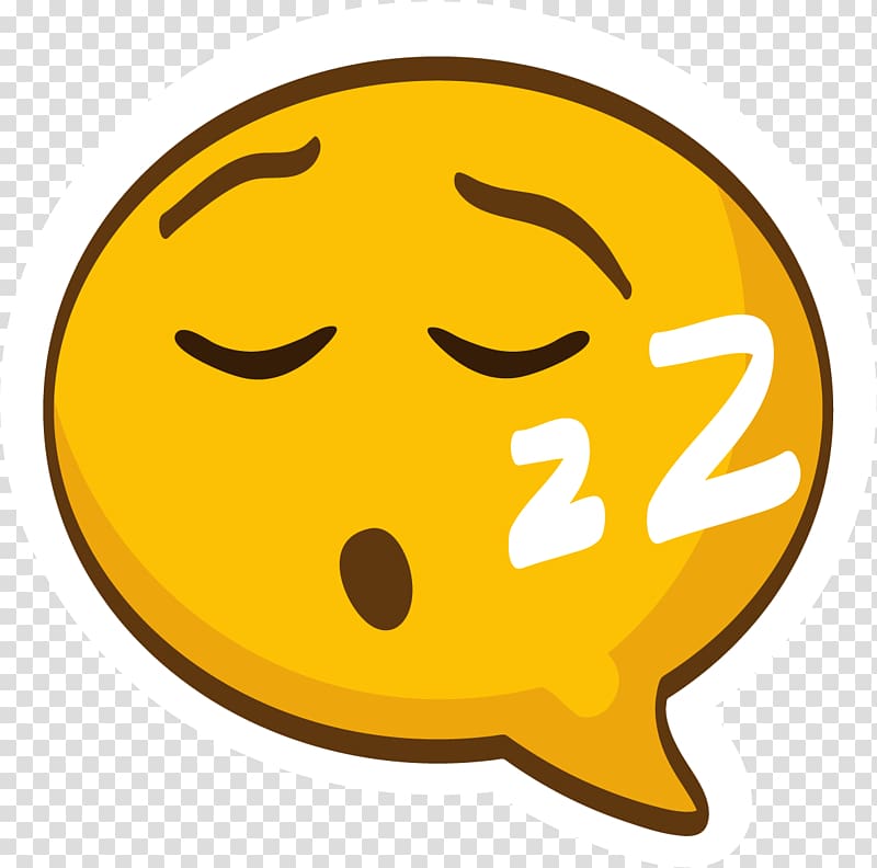 Smiley Emoticon Icon Snoring Bag Transparent Background Png Clipart