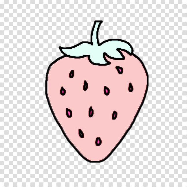 Sundae Strawberry Pastel Drawing, strawberry transparent background PNG clipart