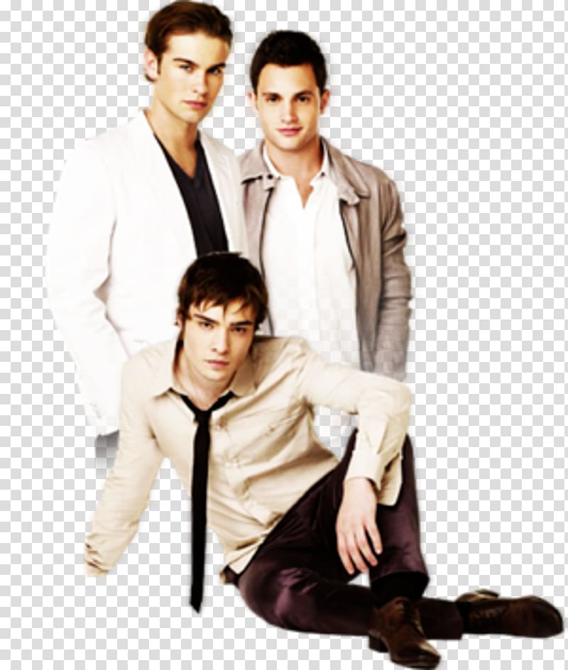 Chuck Bass Ed Westwick Gossip Girl Blair Waldorf Serena van der Woodsen, others transparent background PNG clipart