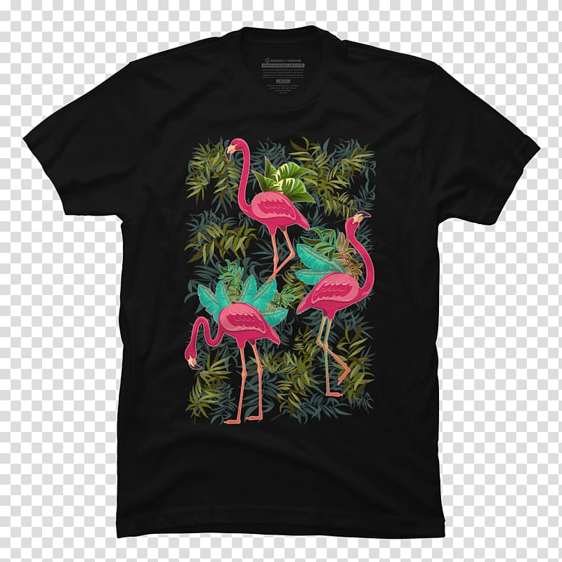T-shirt Sleeve Blouse Fashion, flamingo deductible element transparent background PNG clipart