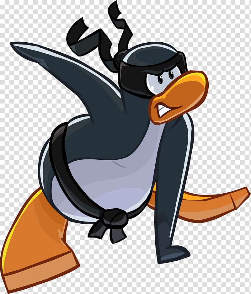 Club Penguin Ninja YouTube Video game, penguins transparent background PNG clipart
