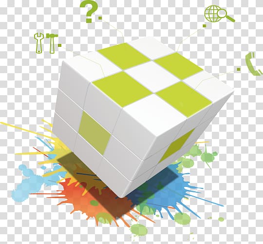 Rubiks Cube, Box transparent background PNG clipart