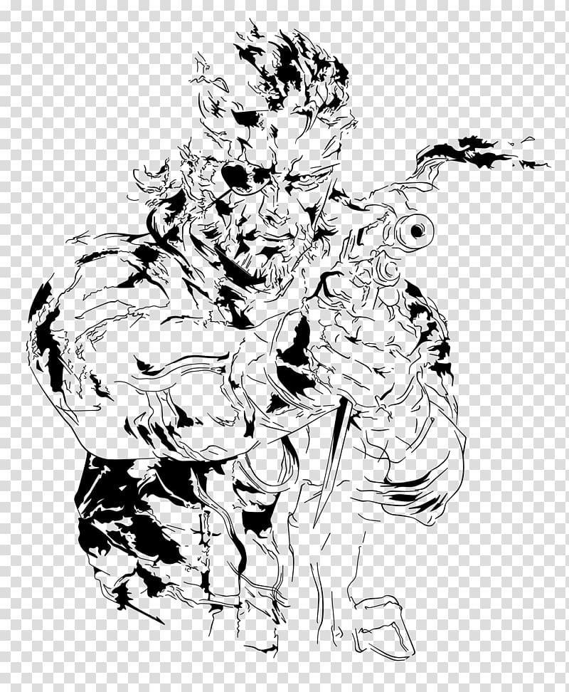 Comics artist Line art Visual arts Sketch, Quiet Metal Gear transparent background PNG clipart